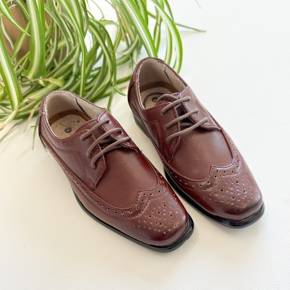 Easy Stride - Lace Up Loafer Dress Shoes - Deep Brown - Size 8